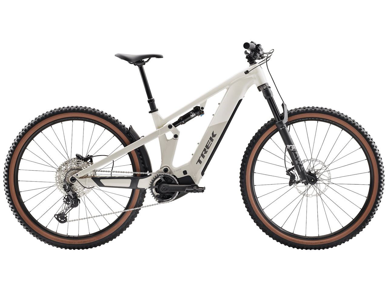 Sale - Trek Powerfly FS+ 6 Gen 4 2026 - Era White/Buff Beige