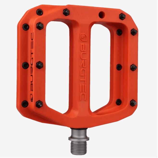 Burgtec MK4 Composite Pedals- Iron Bro Orange