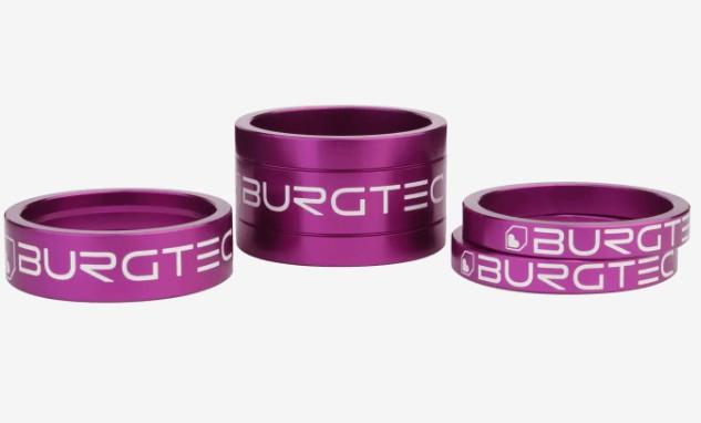 Burgtec Stem Spacer Kit - Purple Rain