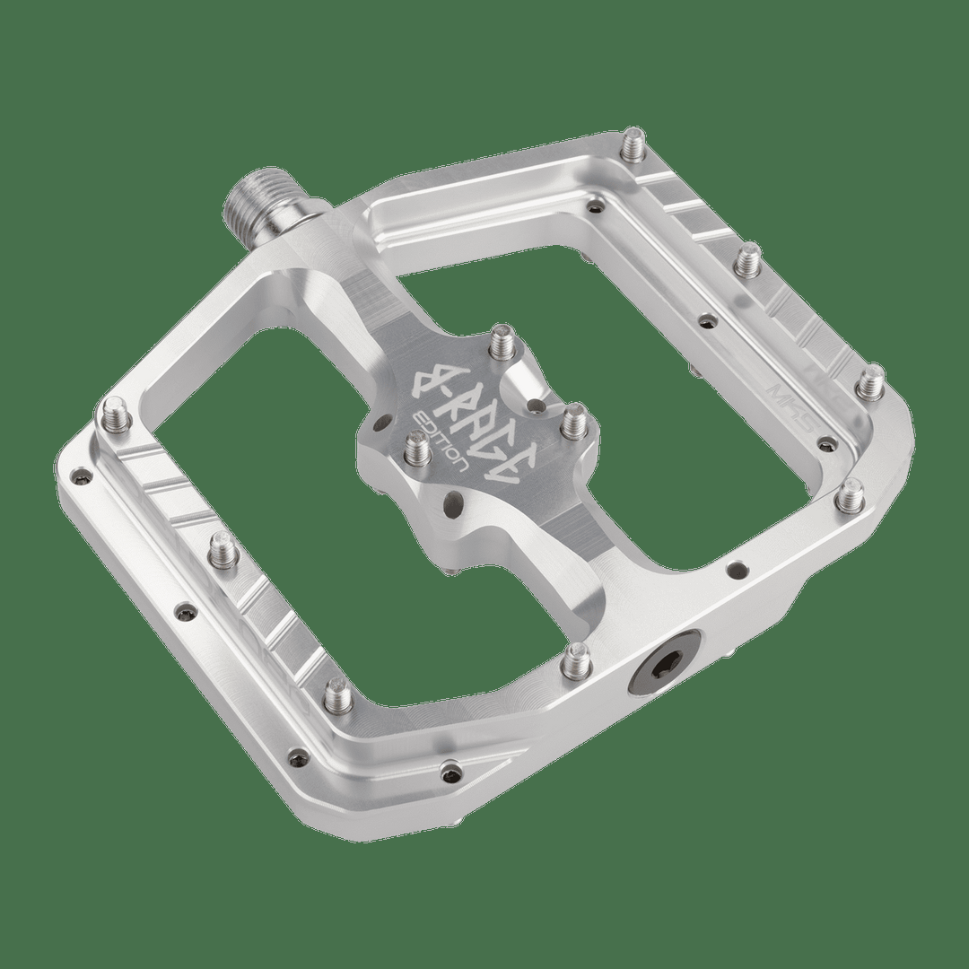 Burgtec MK5 Penthouse B-RAGE Pedals - Rhodium Silver
