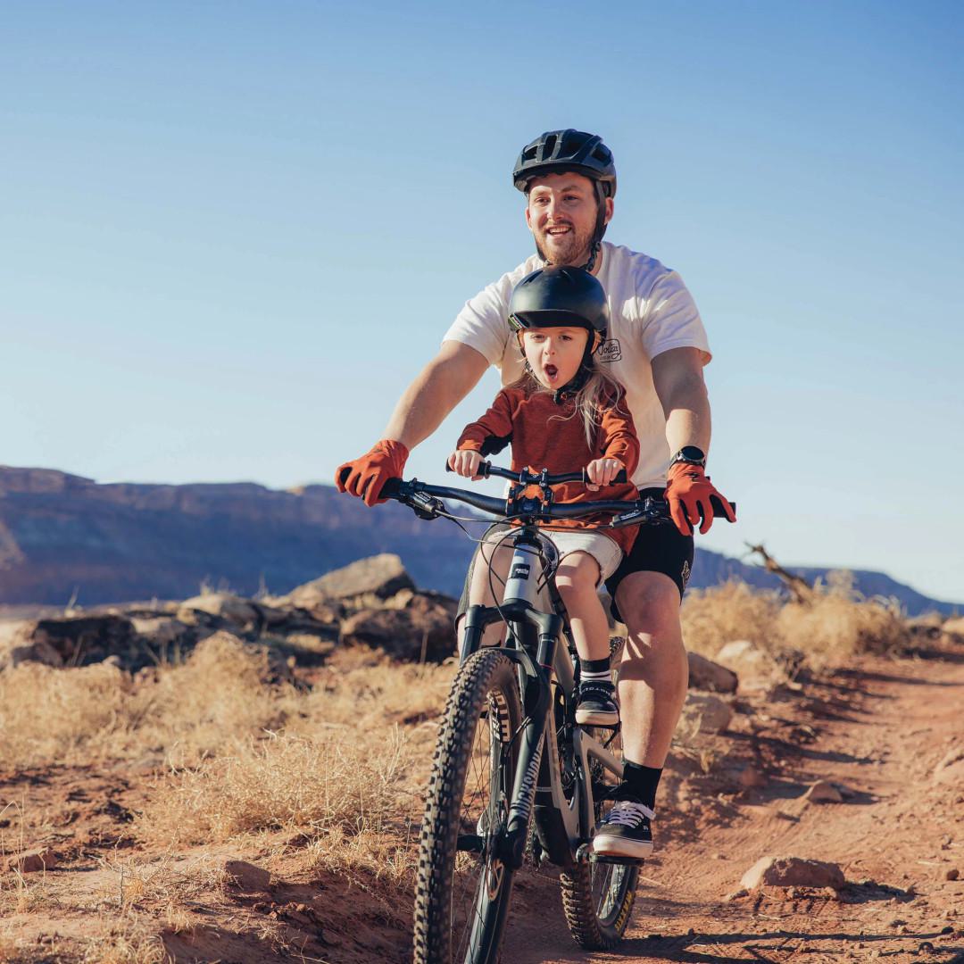 Shotgun Pro Child Bike Seat + Handlebars Combo II (Kids Ride Shotgun)