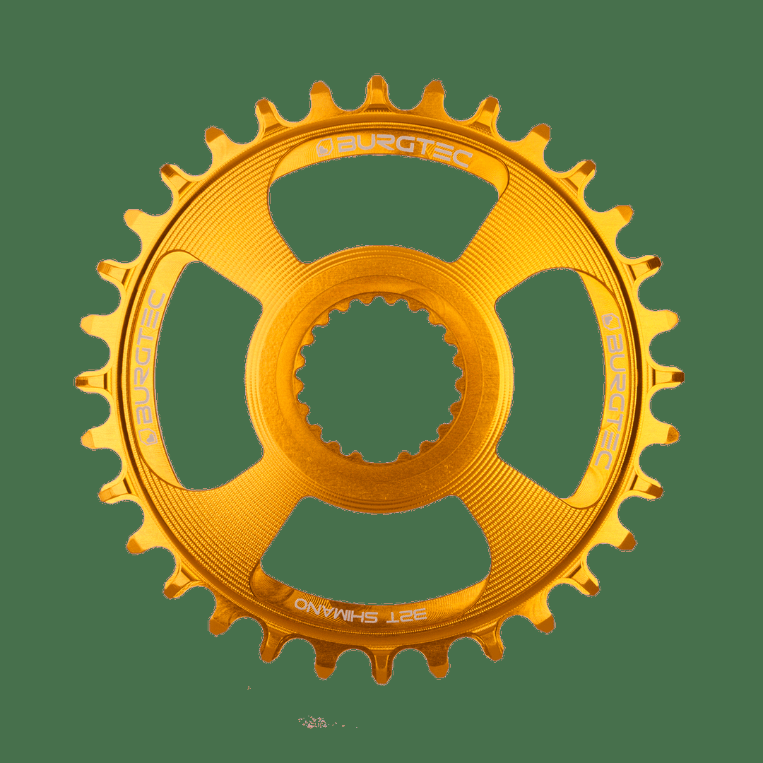 Burgtec Direct Mount Thick Thin Chainring 32T - Bullion Gold