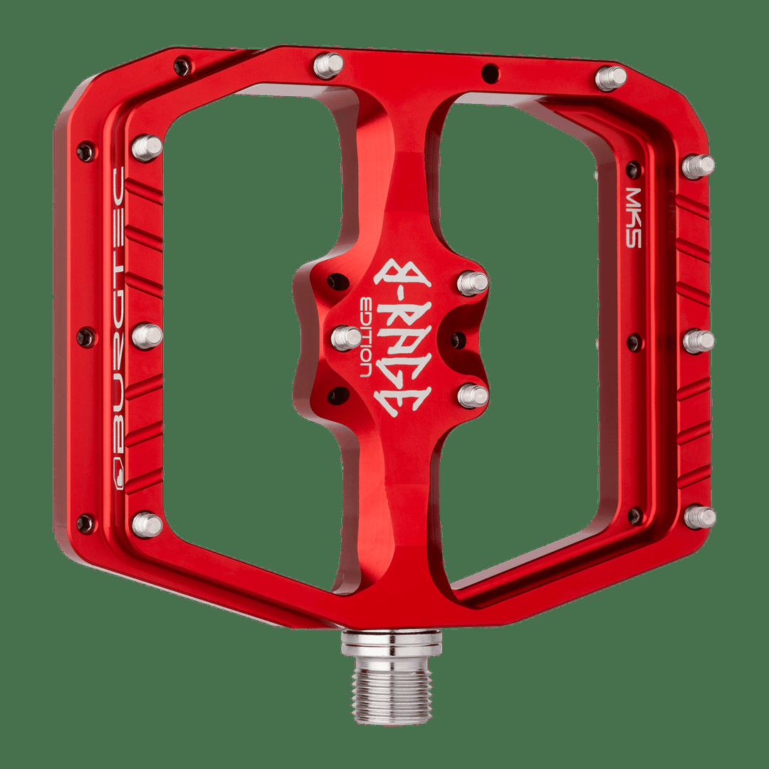 Burgtec MK5 Penthouse B-RAGE Pedals - Race Red
