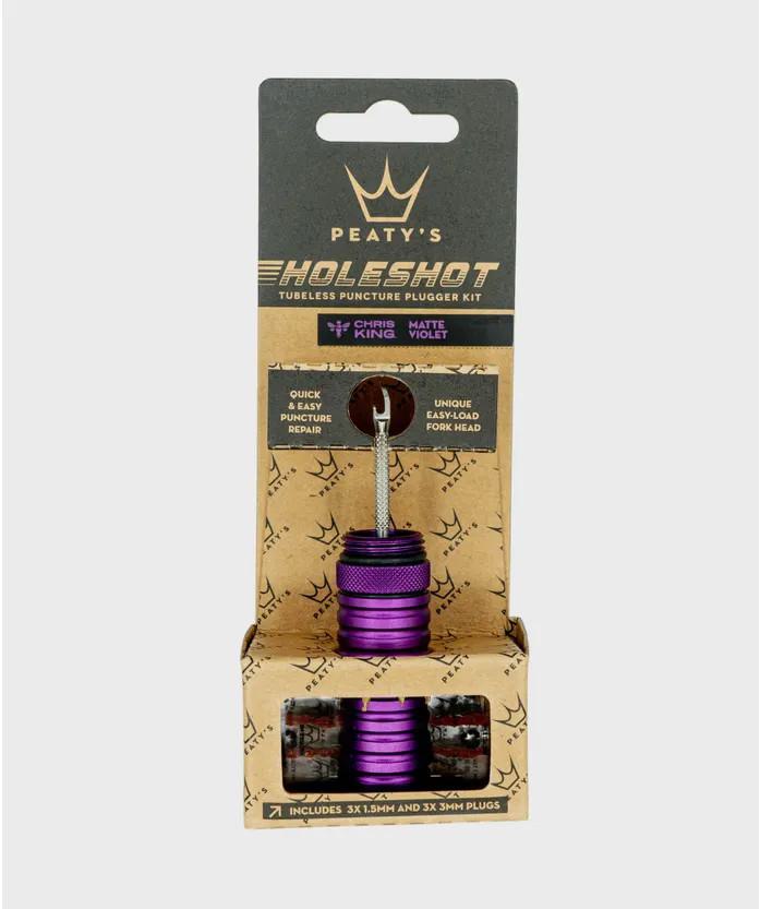 Peaty's HoleShot Tubeless Puncture Plugger Kit - Violet