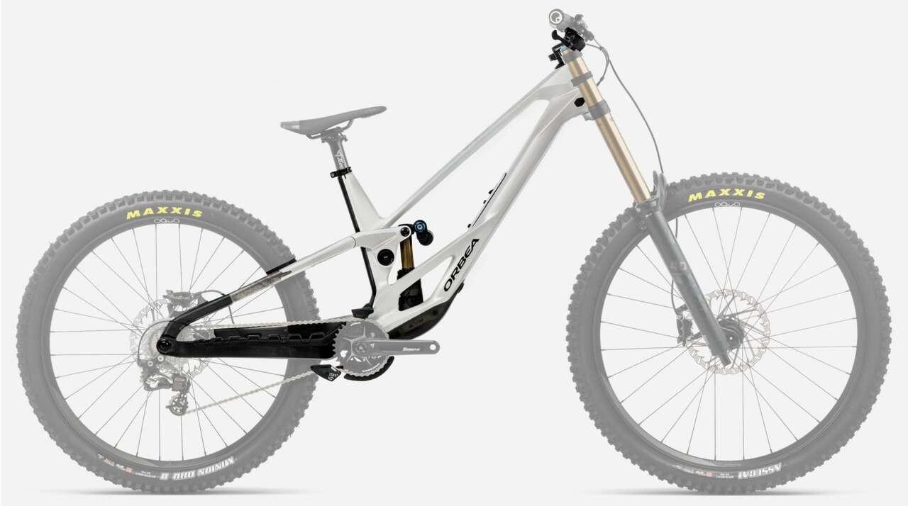 Orbea Rallon DH Frameset 2026 - White Chich/Diamond Black