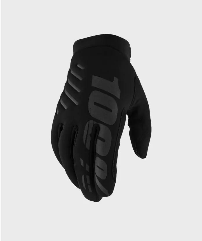 100% Brisker Cold Weather Gloves - Black