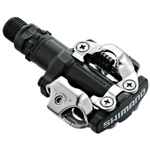 Shimano M520 MTB SPD Pedals - Two Sided Mechanism - Black