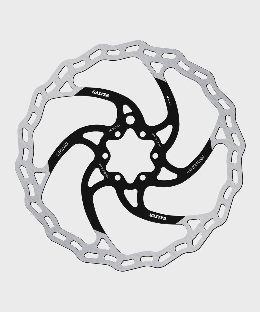 Galfer Wave Disc Rotor - 6 Bolt 203 X 2MM