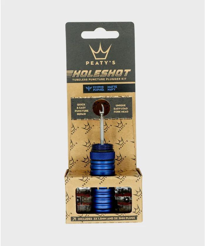 Peaty's HoleShot Tubeless Puncture Plugger Kit - Navy