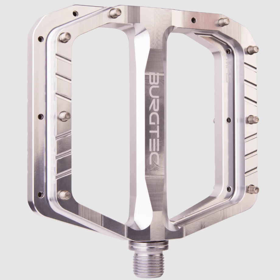 Burgtec MK5 Penthouse Pedals - Pair - Rhodium Silver