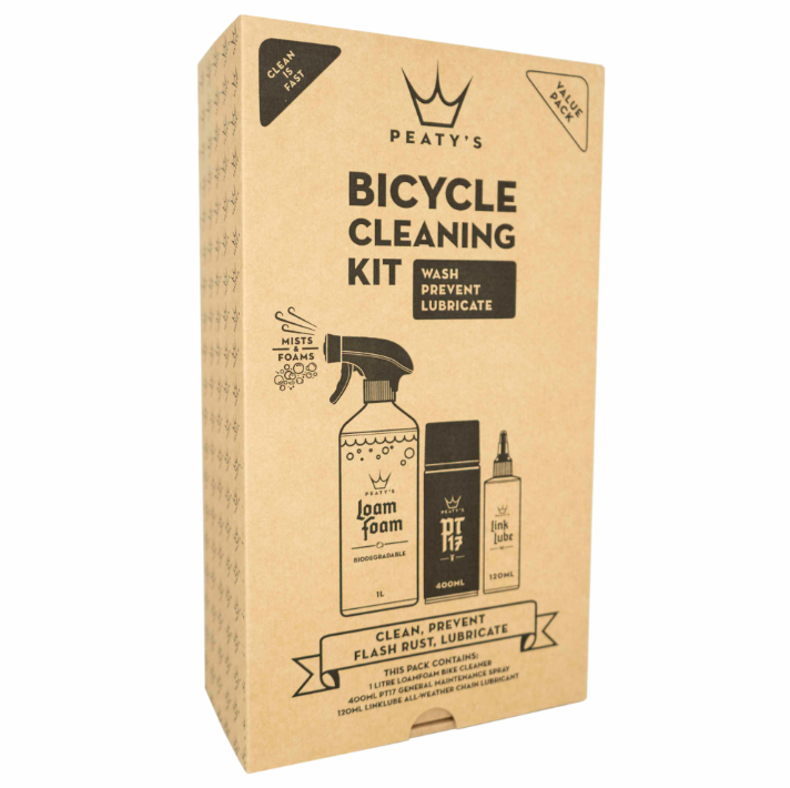 Peaty's Wash, Prevent & Lubricate Bicycle Cleaning Kit