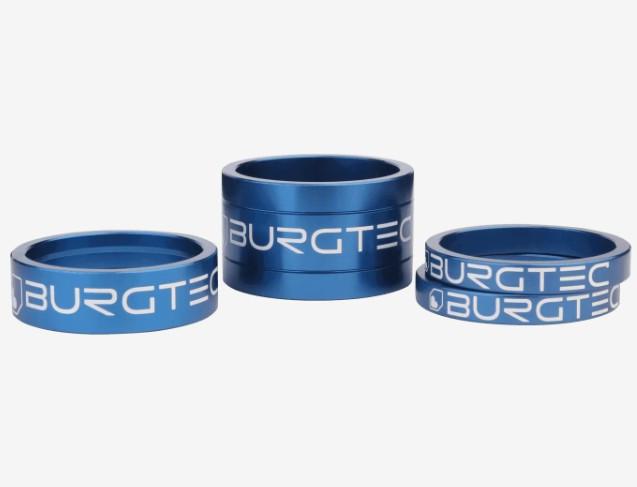 Burgtec Stem Spacer Kit - Deep Blue