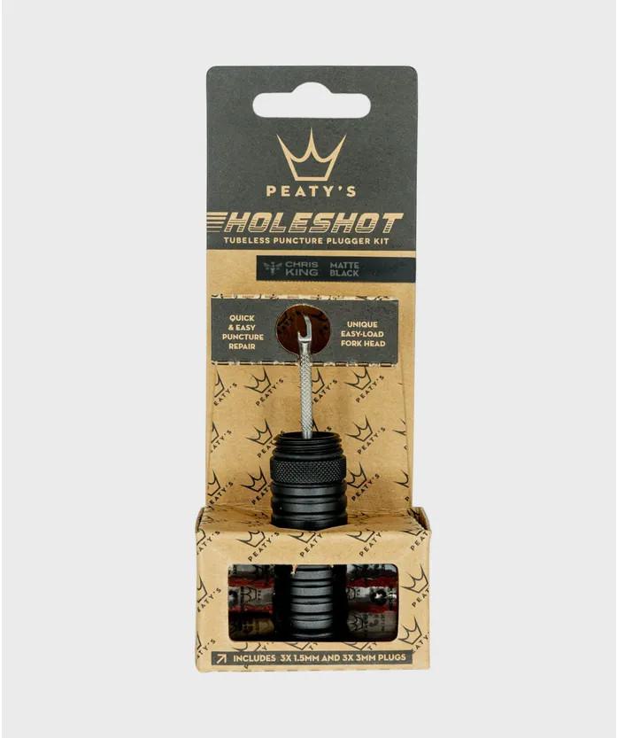 Peaty's HoleShot Tubeless Puncture Plugger Kit - Black