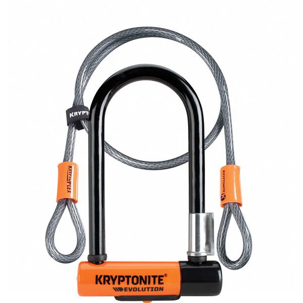 Kryptonite Evolution Mini 7 U-Lock with 4ft Cable & Flexframe Bracket