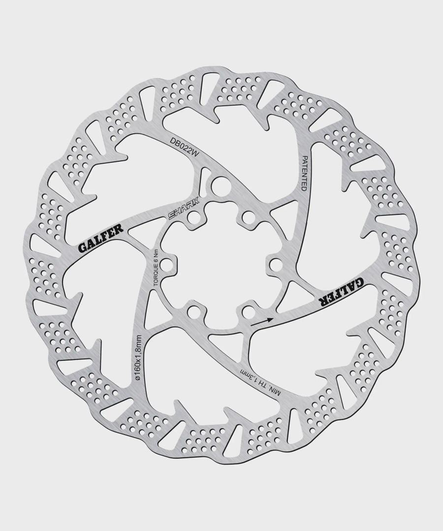 Galfer Shark Disc Rotor - 6 Bolt 203 X 2MM