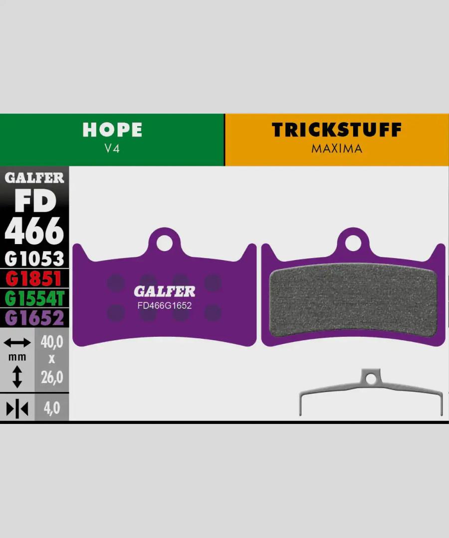 Galfer E-Bike Disc Brake Pad - Hope V4 | Trickstuff - Maxima