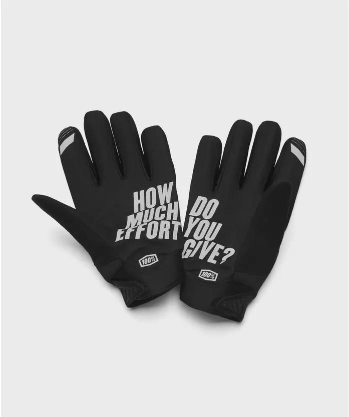 100% Brisker Cold Weather Gloves - Black