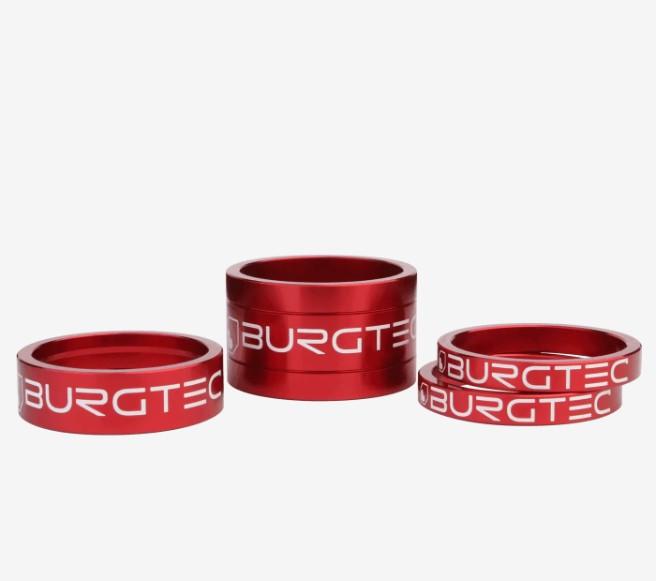 Burgtec Stem Spacer Kit - Race Red