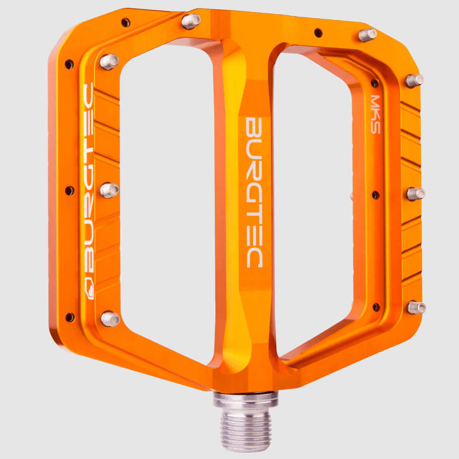Burgtec MK5 Penthouse Pedals - Pair - Iron Bro Orange
