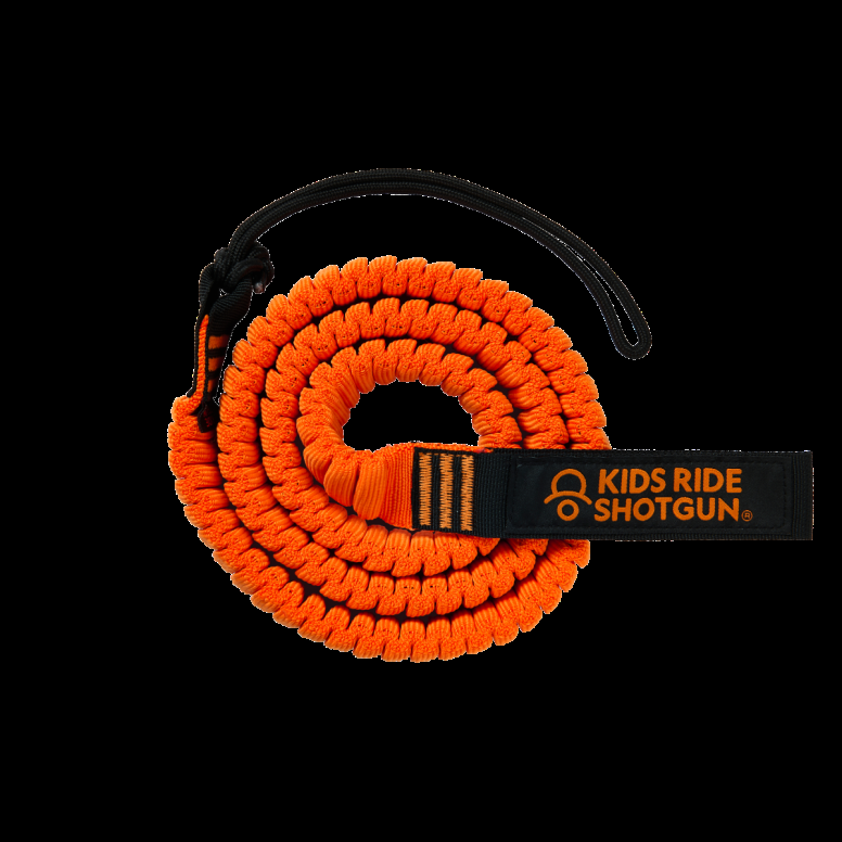 Shotgun Bike Tow Rope - Orange (Kids Ride Shotgun)