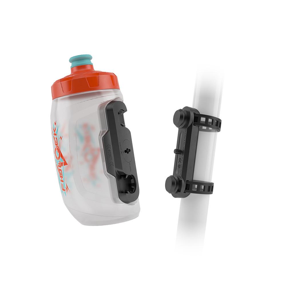 Fidlock Twist Bottle 450ml Kids + Bike Base - Clear