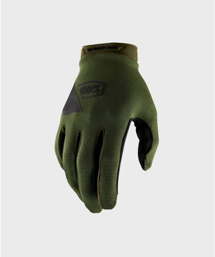 100% Ridecamp Gloves - Army Green