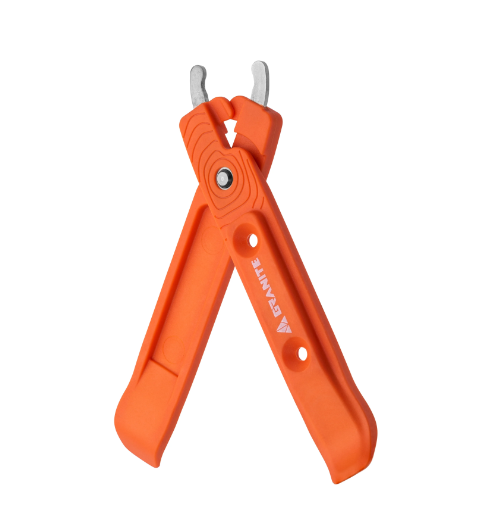 Granite Talon Tyre Lever With Stainless Chain Removing Tips - Orange